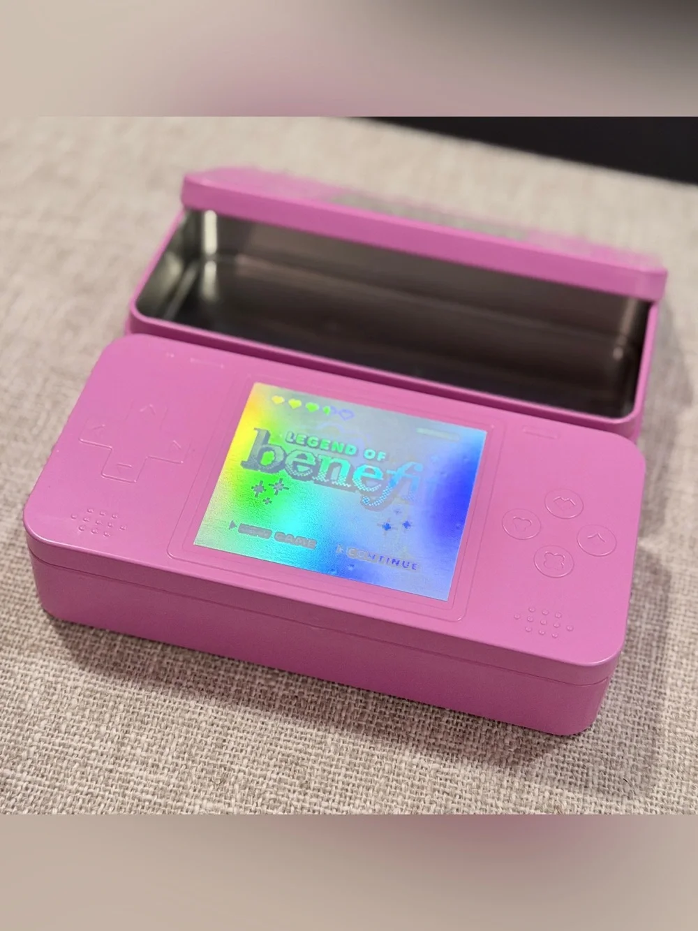 Limited Edition Legend of Benefit Pink 2-Piece Makeup Brush Gift Holders Set